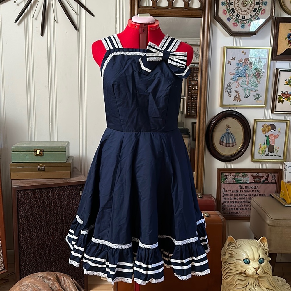 Halloween 50s Pinup Sailor Dress